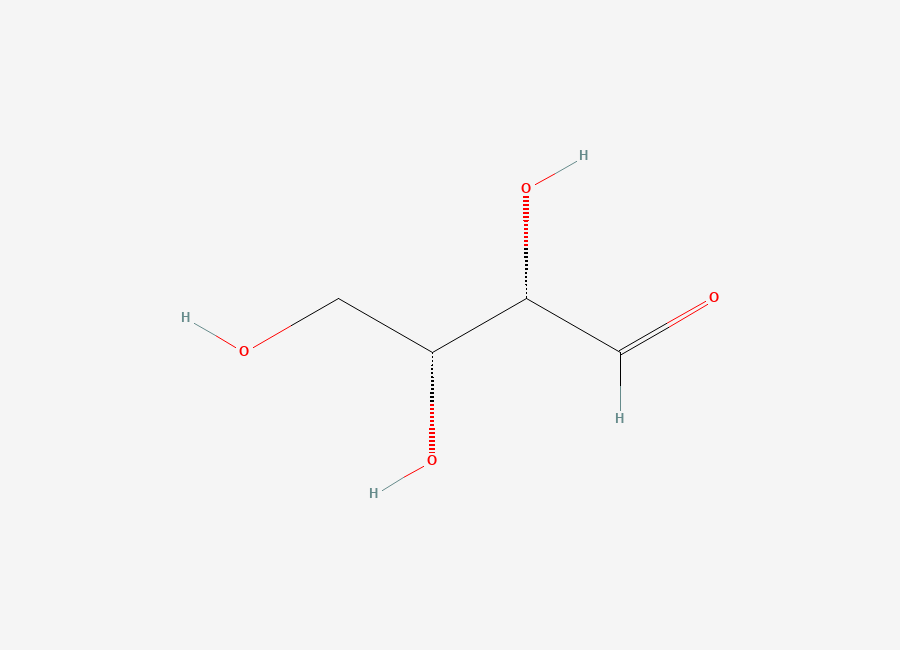 Two-dimensional chemical structure of D-Threose