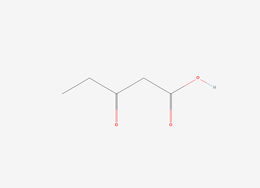 Two-dimensional chemical structure of 3-Oxopentanoic acid