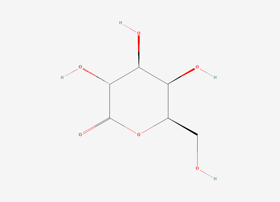 Two-dimensional chemical structure of D-galactono-1,5-lactone