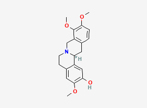 Two-dimensional chemical structure of (-)-Tetrahydrocolumbamine