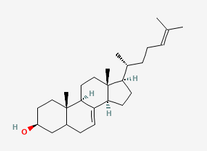 Two-dimensional chemical structure of 24-Dehydrolathosterol, CAS 17608-47-8