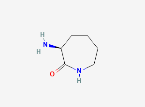 Two-dimensional chemical structure of L-2-aminohexano-6-lactam