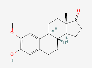 Two-dimensional chemical structure of 2-Methoxyestrone