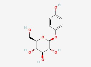Two-dimensional chemical structure of Arbutin