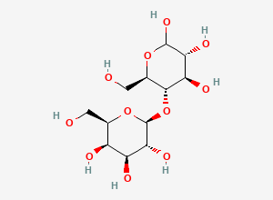 Two-dimensional chemical structure of D-(+)-Lactose Monohydrate, CAS 64044-51-5
