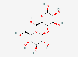 Two-dimensional chemical structure of alpha-Cellobiose