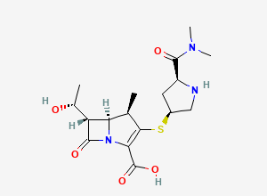 Two-dimensional chemical structure of Meropenem, CAS 96036-03-2