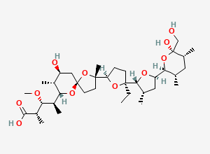Two-dimensional chemical structure of Monensin