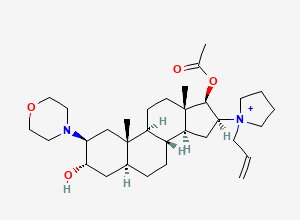 Two-dimensional chemical structure of Rocuronium