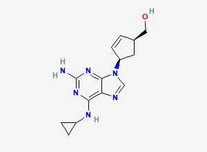 Two-dimensional chemical structure of Abacavir