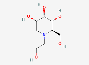 Two-dimensional chemical structure of Miglitol