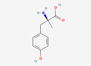 Two-dimensional chemical structure of Metyrosine