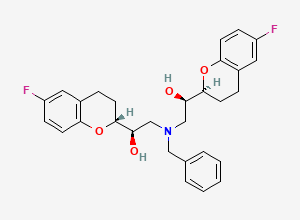 Two-dimensional chemical structure of Nebivolol Impurity 31