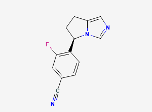 Two-dimensional chemical structure of Osilodrostat