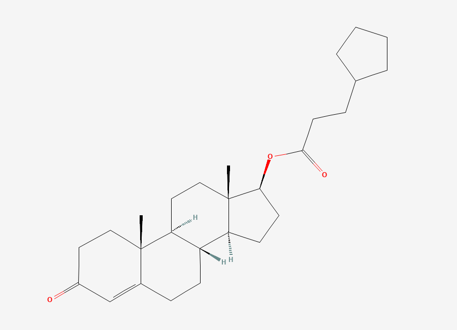 Two-dimensional chemical structure of Testosterone Cypionate