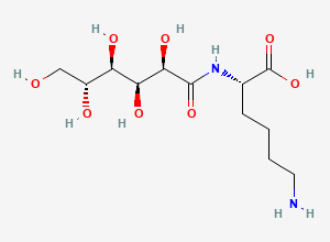 Two-dimensional chemical structure of N2-D-Gluconoyl-L-lysine
