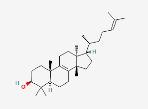 Two-dimensional chemical structure of (+)-Euphol