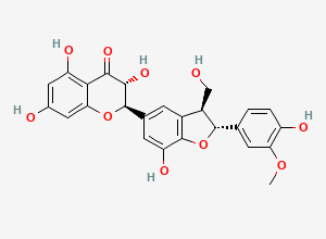 Two-dimensional chemical structure of Silychristin