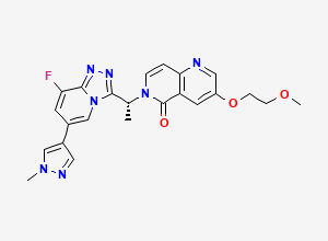 Two-dimensional chemical structure of Amg-337