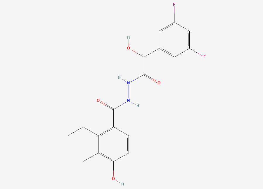 Two-dimensional chemical structure of Emd638683
