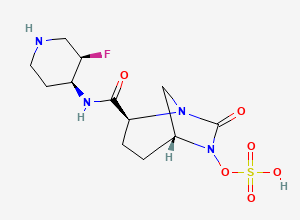 Two-dimensional chemical structure of Relebactam Impurity 96