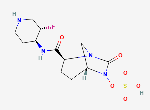 Two-dimensional chemical structure of Relebactam Impurity 92