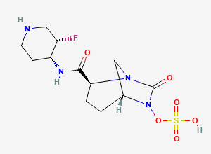 Two-dimensional chemical structure of Relebactam Impurity 91