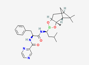 Two-dimensional chemical structure of Bortezomib Impurity 89
