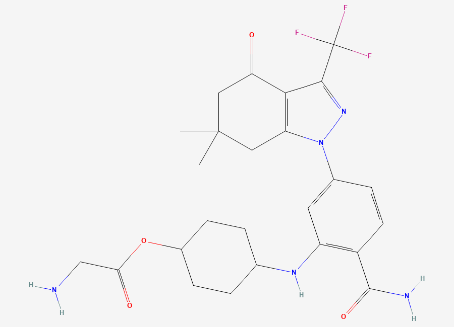 Two-dimensional chemical structure of Snx-5422