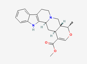 Two-dimensional chemical structure of Ajmalicine