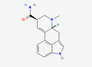 Two-dimensional chemical structure of Methylergometrine EP Impurity C, CAS 478-94-4