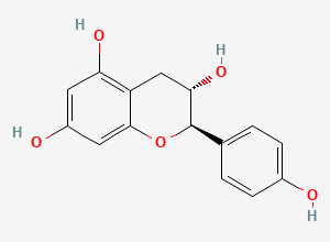 Two-dimensional chemical structure of Afzelechin
