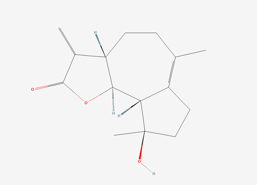 Two-dimensional chemical structure of Micheliolide