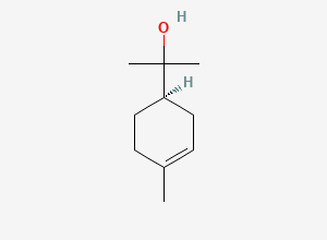 Two-dimensional chemical structure of (+)-alpha-Terpineol