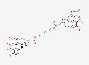 Two-dimensional chemical structure of Cisatracurium besilate impurity M [EP impurity]