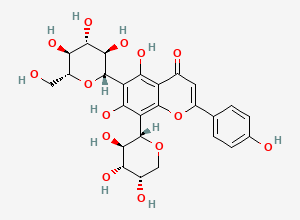 Two-dimensional chemical structure of Schaftoside