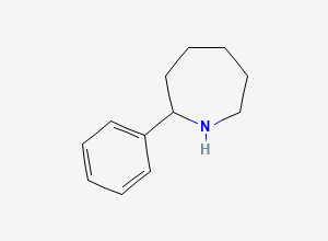Two-dimensional chemical structure of 2-Phenylazepane