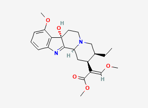 Two-dimensional chemical structure of 7-Hydroxy Mitragynine, CAS 174418-82-7