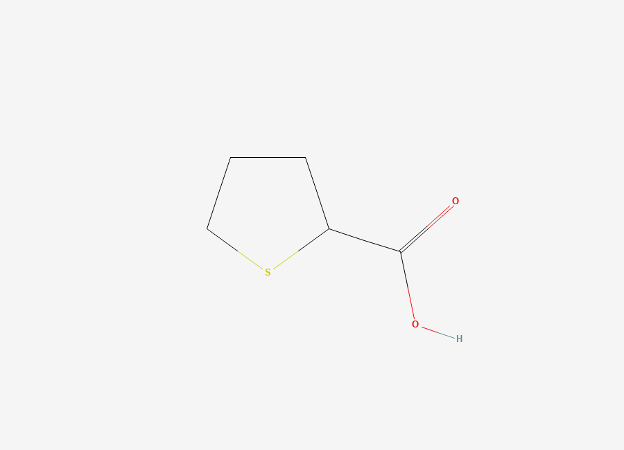 Two-dimensional chemical structure of Tetrahydrothiophene-2-carboxylic acid