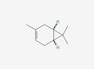 Two-dimensional chemical structure of (+)-3-Carene