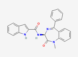 Two-dimensional chemical structure of Devazepide
