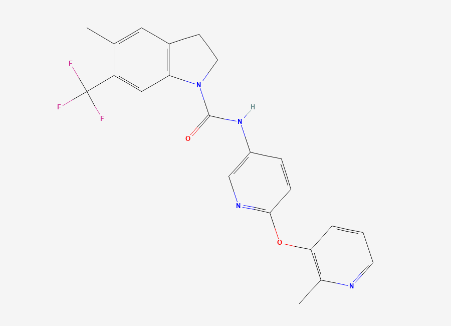 Two-dimensional chemical structure of SB 243213