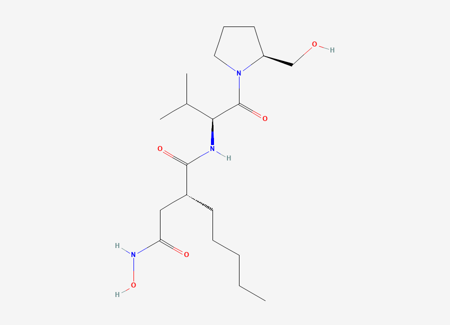 Two-dimensional chemical structure of Actinonin