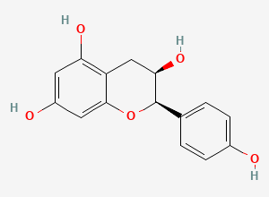 Two-dimensional chemical structure of (-)-Epiafzelechin