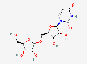 Two-dimensional chemical structure of Uridine Impurity 4