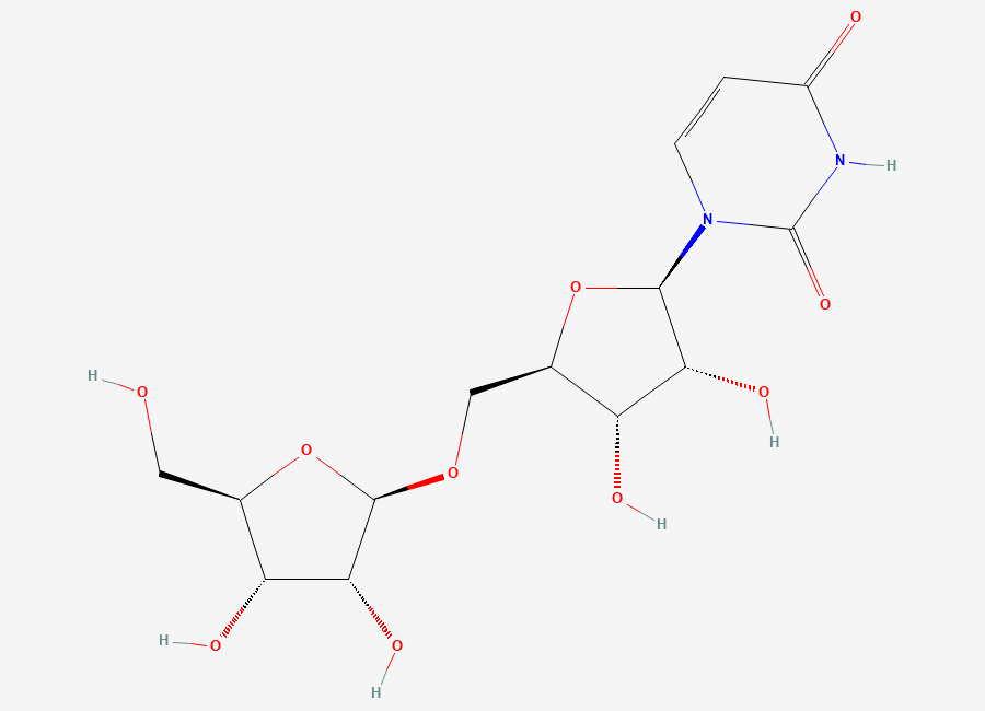 Two-dimensional chemical structure of Uridine Impurity 4