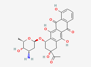 Two-dimensional chemical structure of Carminomycin, CAS 50935-04-1