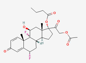 Two-dimensional chemical structure of Difluprednate