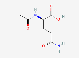 Two-dimensional chemical structure of N-Acetyl-D-Glutamine, CAS 161579-61-9