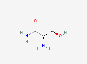 Two-dimensional chemical structure of Threoninamide